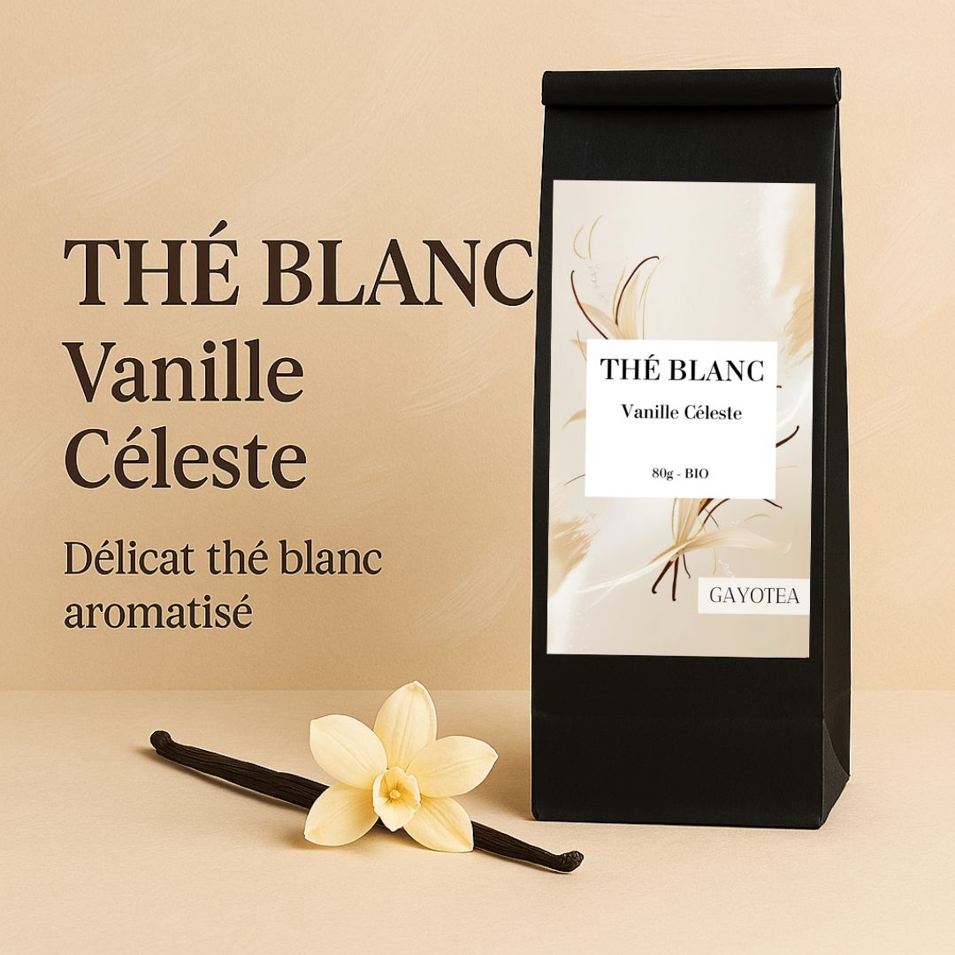 Thé blanc Vanille Céleste Bio