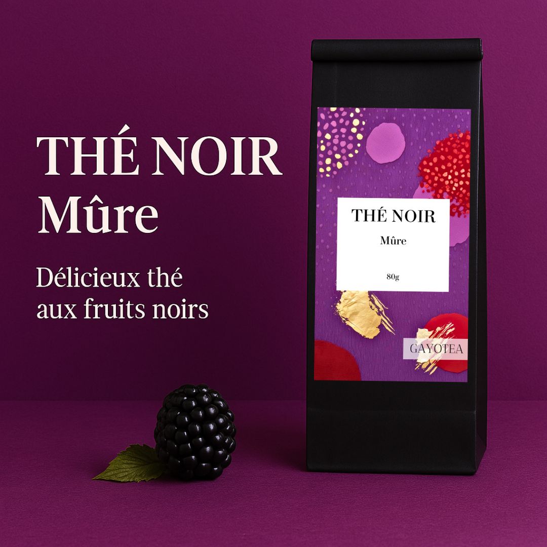 Thé noir de mûre
