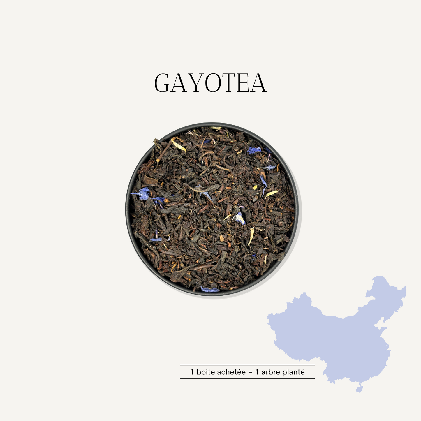 Thé noir Earl Grey Ombre Bleue