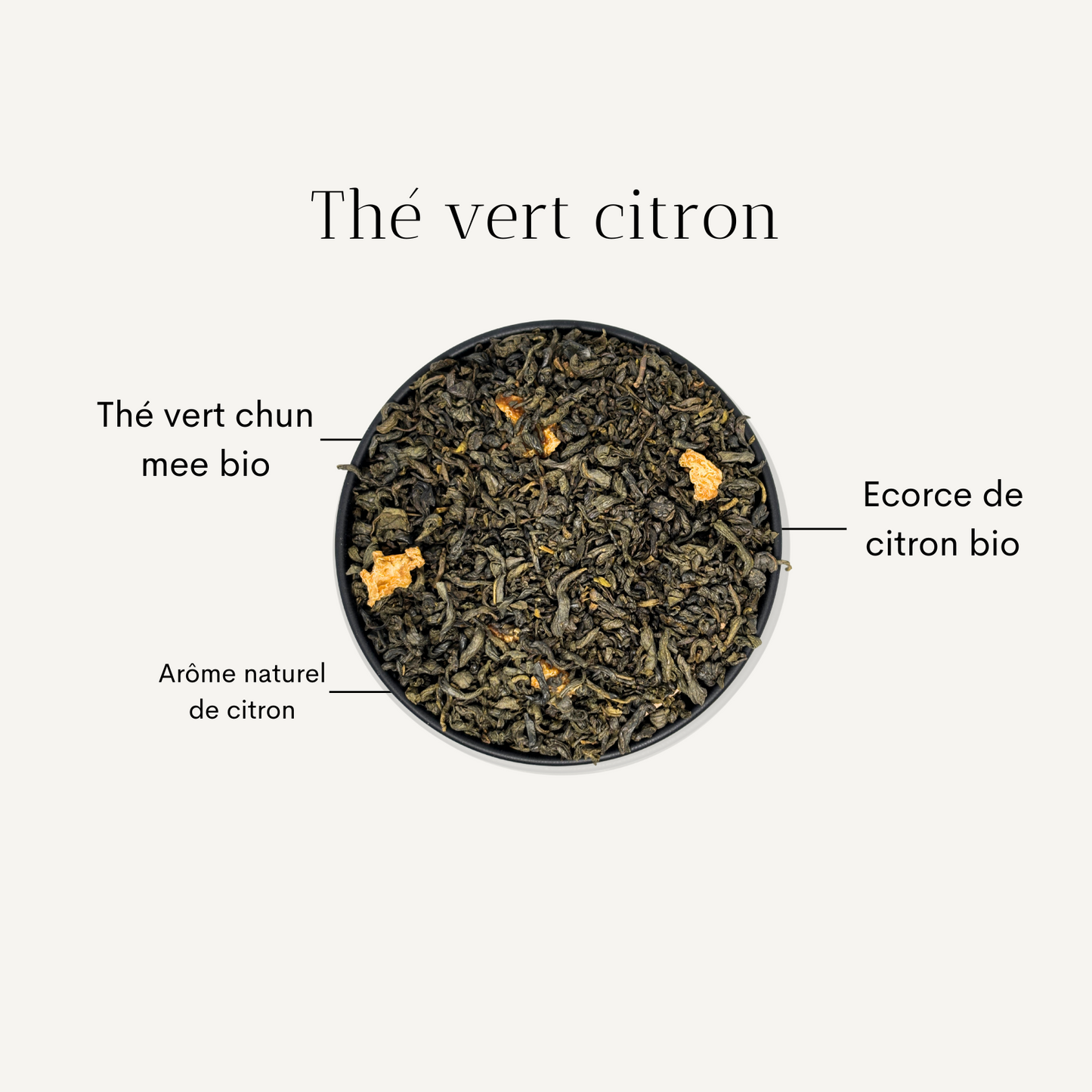 Thé vert citron Bio