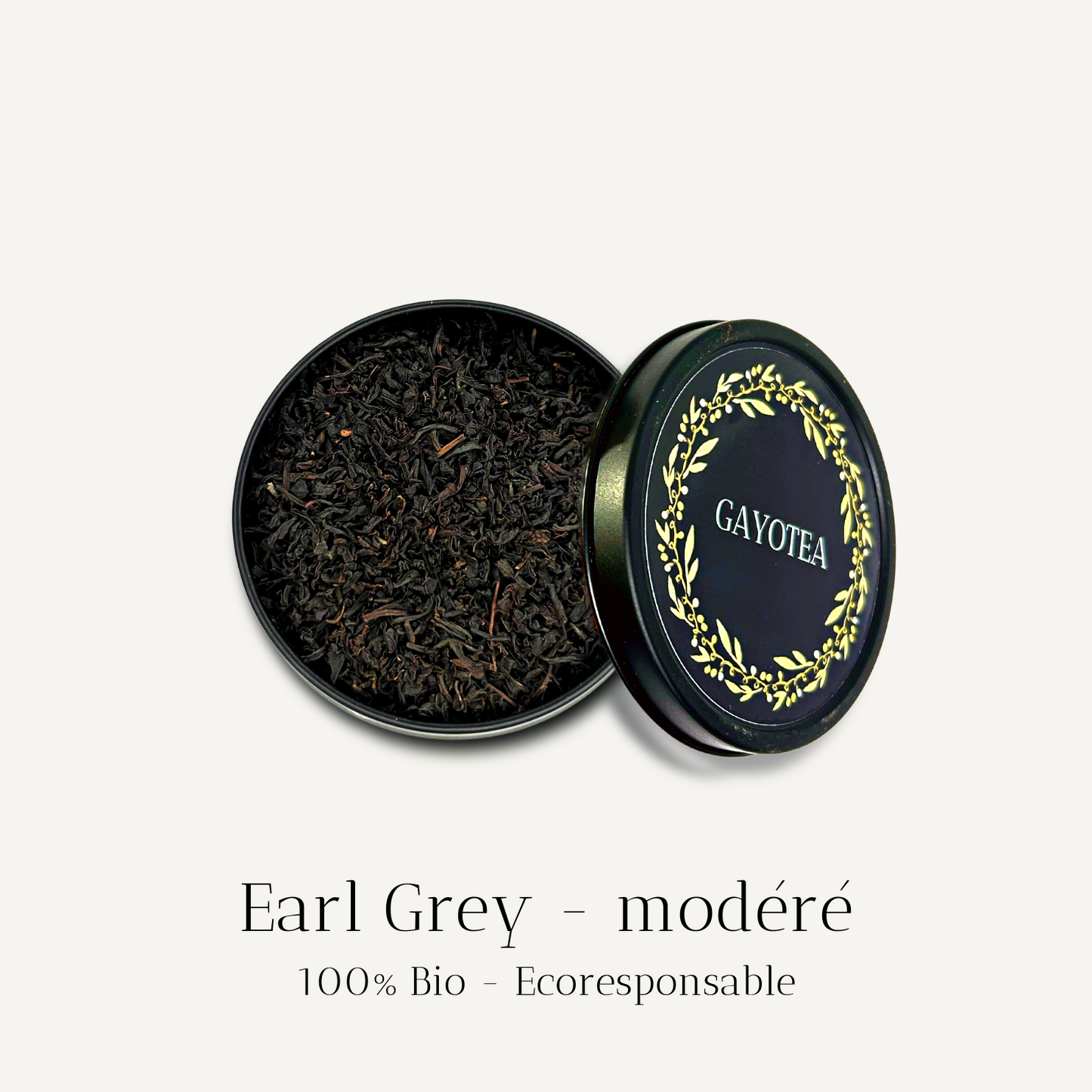Thé noir earl grey Bio