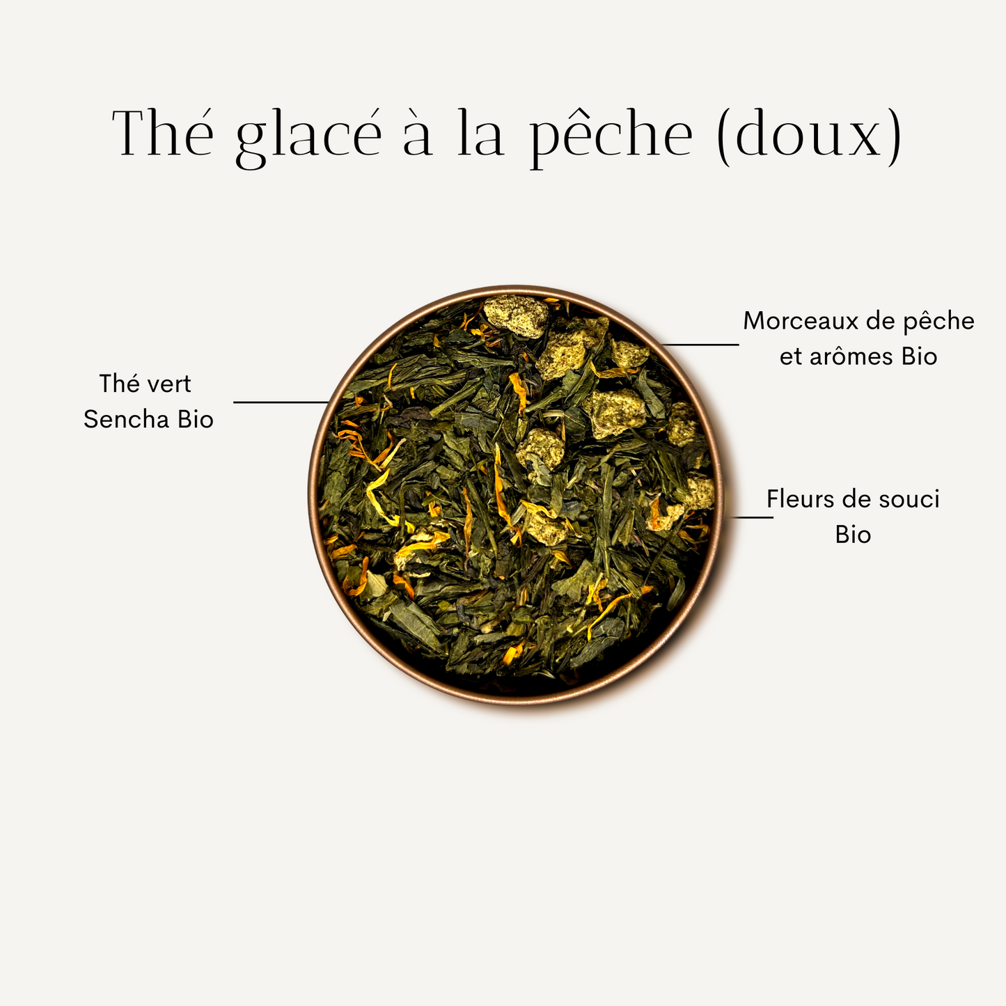 Thé glacé à la pêche Bio