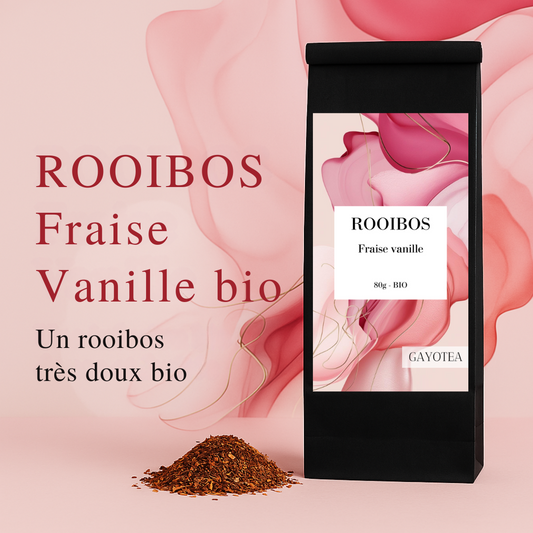 Rooibos fraise vanille Bio