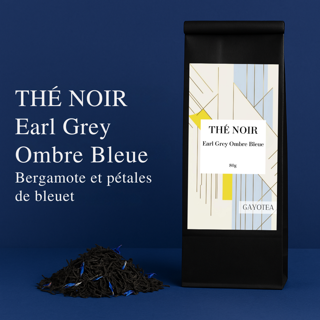 Thé noir Earl Grey Ombre Bleue
