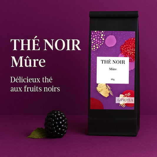 Thé noir de mûre