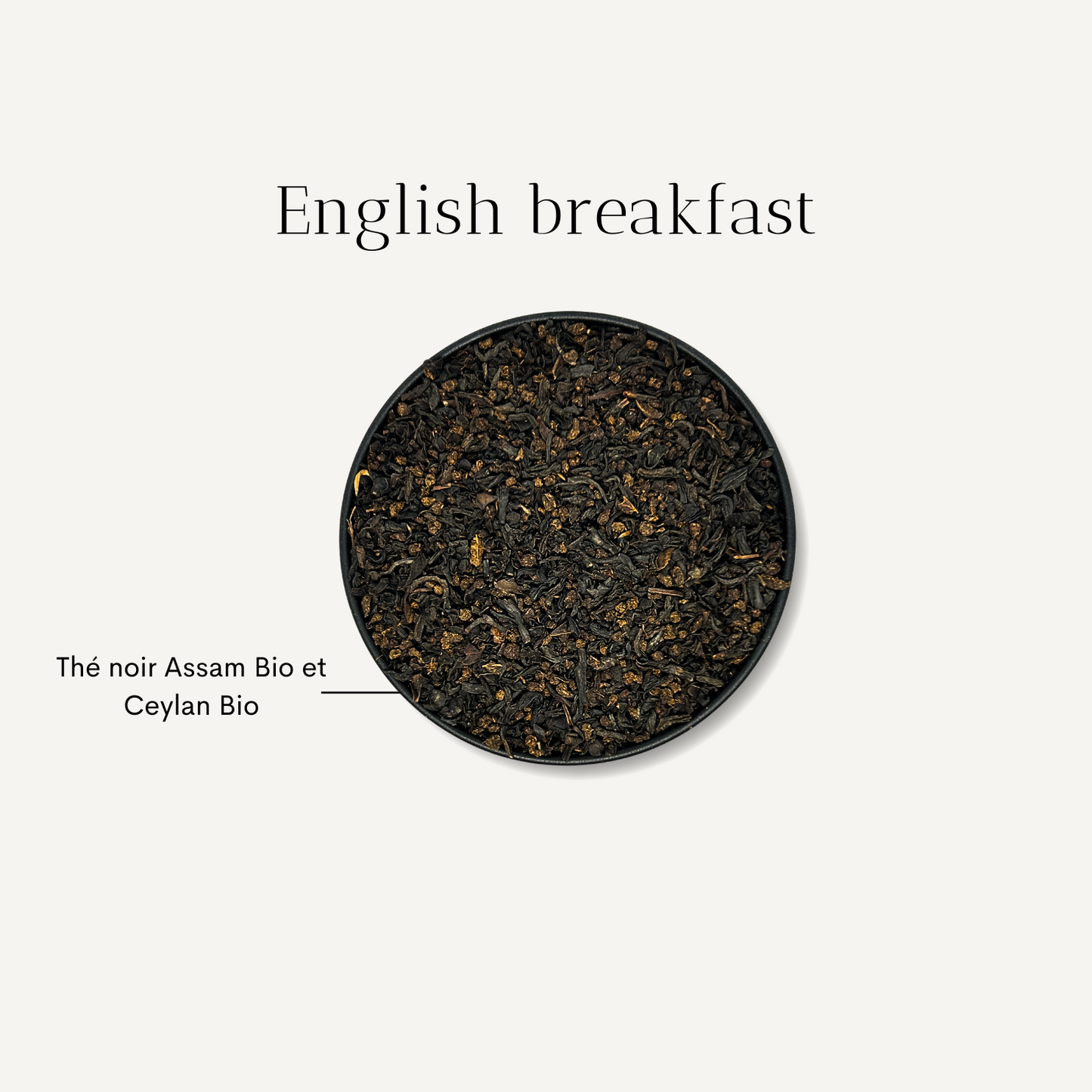 Thé noir English Breakfast Bio